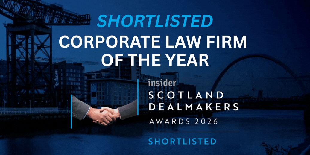 Macdonald Henderson shortlisted for Corporate Law Firm of the Year at the Insider Scotland Dealmakers Awards 2026